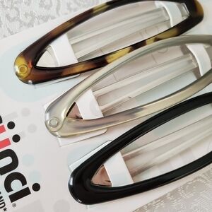 Scunci hair clips 3-pack No slip grip All day‎ hold U got this New in package